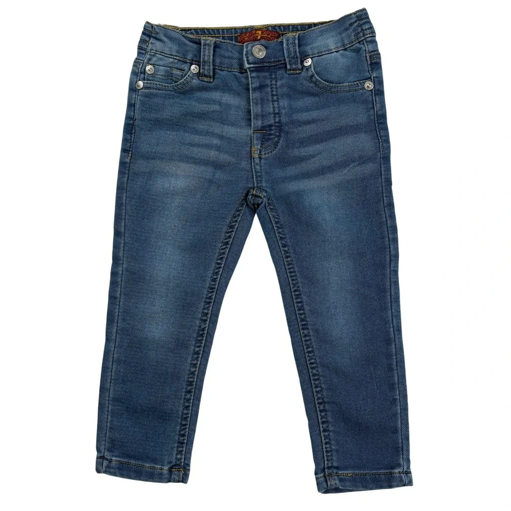 7 For All Mankind Toddler Jeans 24M Stretch Blue‎ Denim